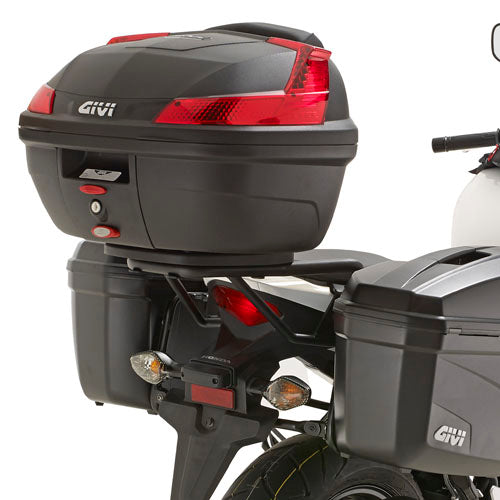 Honda CBR 500 R [GIVI] - Topcase tartó MONOLOCK® tokhoz, használja a tokhoz mellékelt MONOLOCK® lemezt