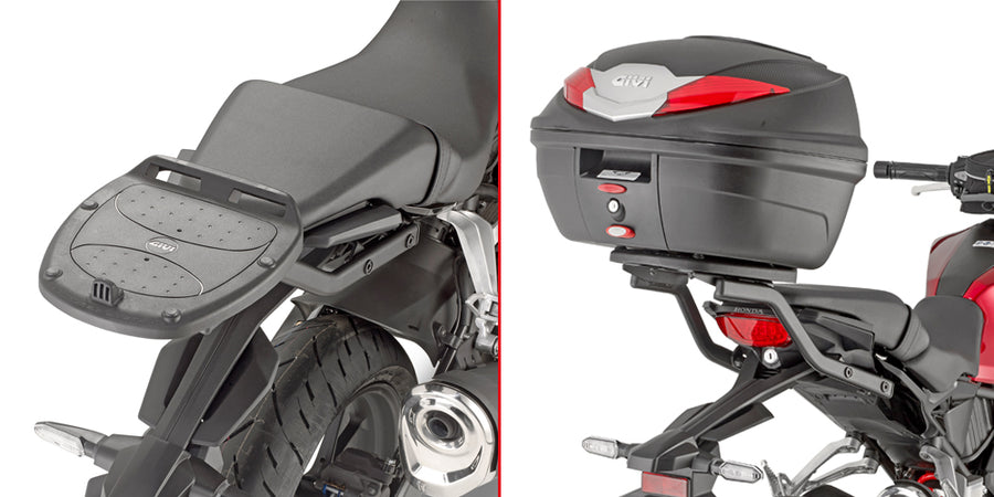 Honda CB 125 R [GIVI] - Felső toktartó MONOLOCK® tokokhoz, használja a tokhoz mellékelt MONOLOCK® lemezt