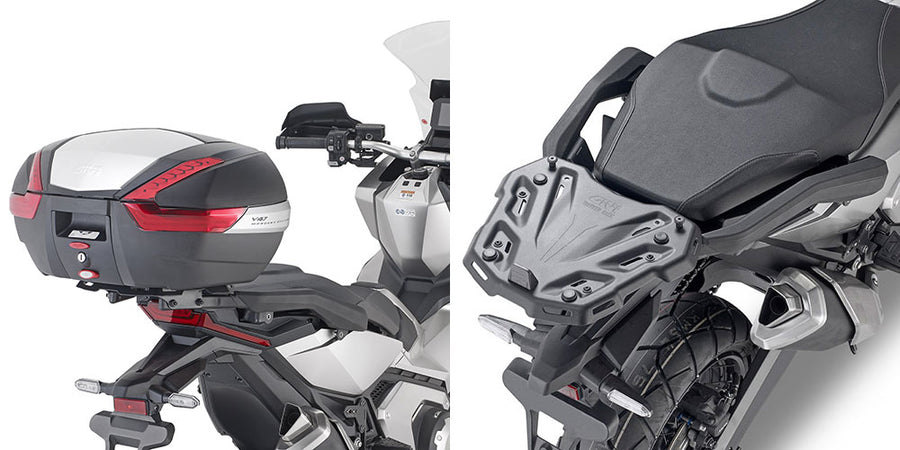 Honda Forza 750 [GIVI] - Felső toktartó MONOKEY® vagy MONOLOCK® tokokhoz Az E208S vagy E233S háttámla felszerelésekor