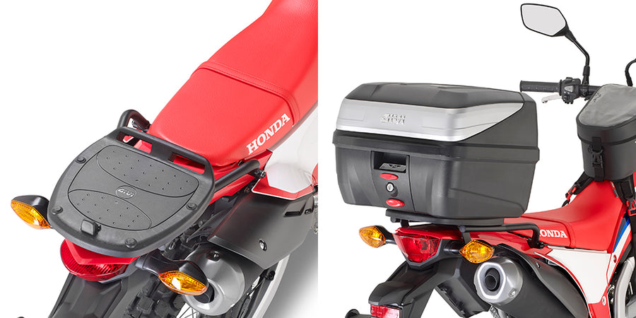 Honda CRF 300 L [GIVI] - Felső toktartó MONOKEY® vagy MONOLOCK® tokokhoz MONOKEY® tokhoz használja a lemezt