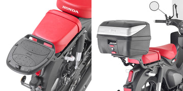 Honda Super Cub C 125 [GIVI] - Felső toktartó MONOLOCK® tokokhoz, használja a tokba szállított MONOLOCK®-t