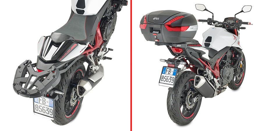 Honda CB 750 Hornet [GIVI] - Felső toktartó MONOKEY® vagy MONOLOCK® tokokhoz, MONOKEY® M5 lemezre szerelhető