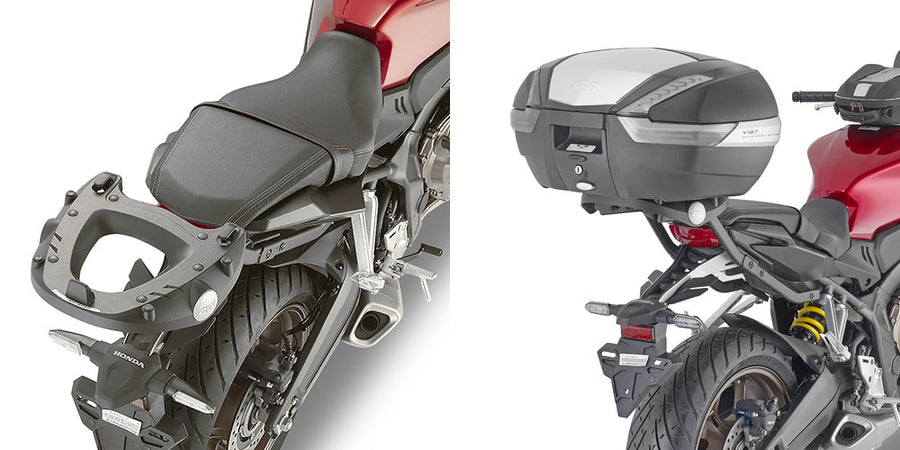 Honda CBR 650 R E-kuplung [GIVI] - Felső háztartó MONOKEY® vagy MONOLOCK® tokokhoz, MONOKEY® lemezre szerelhető