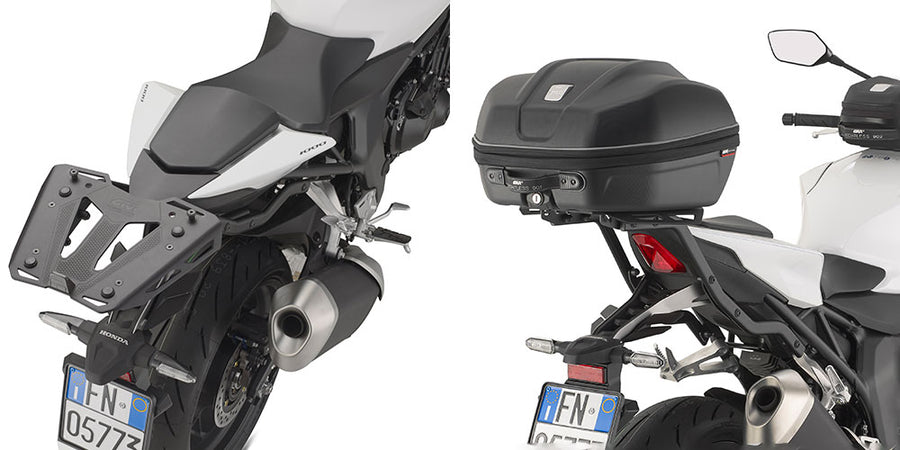 Honda CB 1000 Hornet [GIVI] - Felső toktartó MONOKEY® vagy MONOLOCK® tokokhoz, MONOKEY® M5 lemezre szerelhető