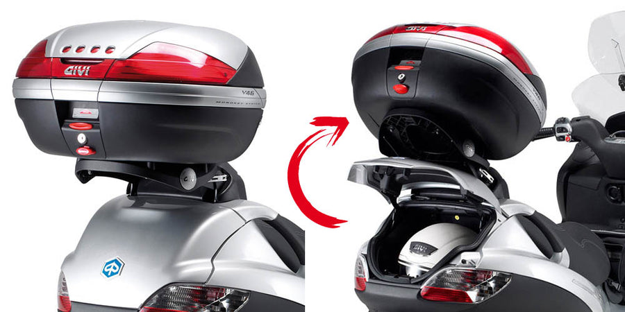 Piaggio Mp3 125-250-300-400 [GIVI] - Felső toktartó MONOKEY® tokokhoz MONOKEY® lemezzel
