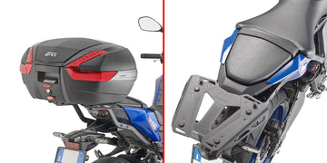 Yamaha MT 09 [GIVI] - Felső toktartó MONOKEY® vagy MONOLOCK® tokokhoz, a MONOKEY® M5 lemezre szerelhető