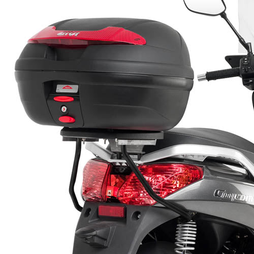 SYM Citycom 300 [GIVI] - A MONOLOCK® tokburkolat felső toktartóját fúrni kell