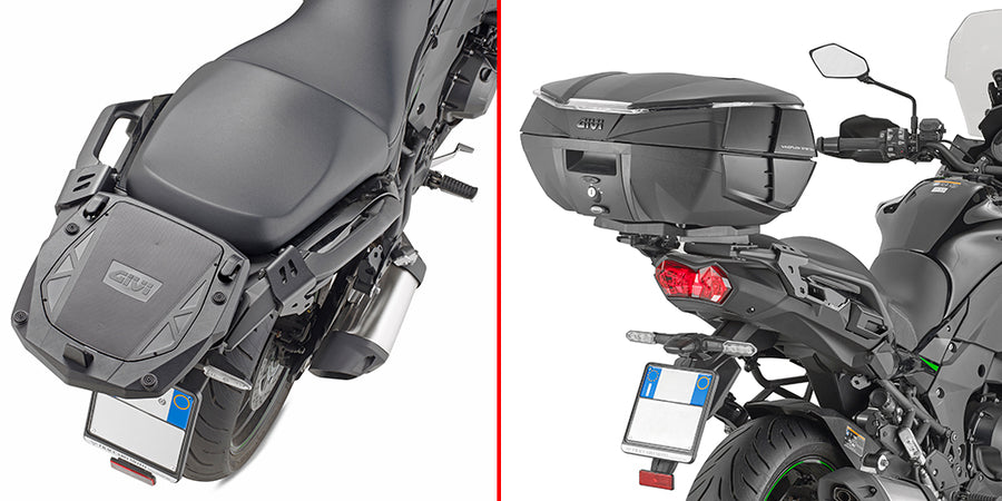 Kawasaki Versys 1100 [GIVI] - Felső toktartó MONOKEY® tokokhoz MONOKEY® lemezzel
