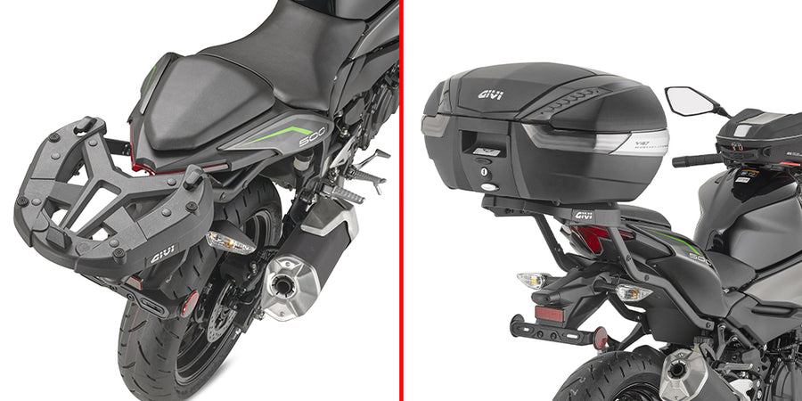 Kawasaki Z 500 [GIVI] - Felső toktartó MONOKEY® vagy MONOLOCK® tokokhoz, a MONOKEY® M5 lemezre szerelhető