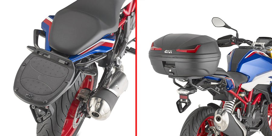 BMW G 310 R [GIVI] - Felső toktartó MONOKEY® vagy MONOLOCK® tokokhoz, MONOKEY® M5 lemezre szerelhető