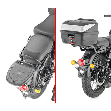 Royal Enfield Classic 350 [GIVI] - Topcase Träger für MONOLOCK® Koffer benutzen Sie die im Koffer mitgelieferte