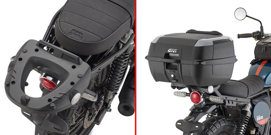 Royal Enfield Bear 650 [GIVI] - Felső toktartó MONOKEY® vagy MONOLOCK® tokokhoz, a MONOKEY® lemezre szerelhető