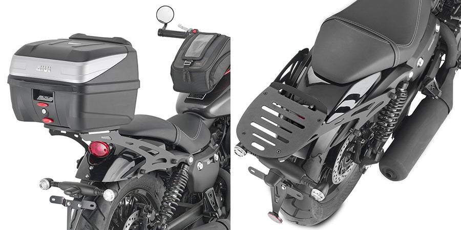 Keeway V 302 C [GIVI] - Topcase tartó MONOLOCK® tokokhoz, használja a tokban található MONOLOCK® lemezt