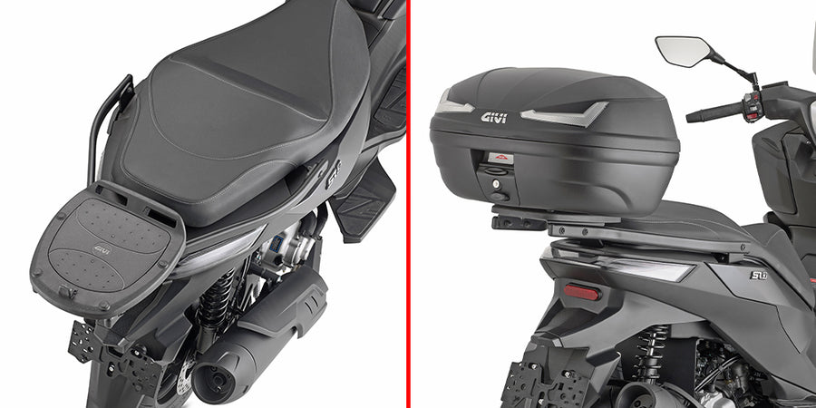 VOGE SR3 250 [GIVI] - Topcase tartó MONOLOCK® tokokhoz, használja a tokban található MONOLOCK® lemezt