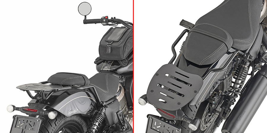 Benda Chinchilla 500 [GIVI] - Felső toktartó MONOLOCK® tokokhoz, MONOLOCK® M5M és M6M lemezekkel szerelhető
