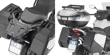 Honda NT 1100 [GIVI] - Träger aus eloxiertem Aluminium für MONOKEY® Koffer