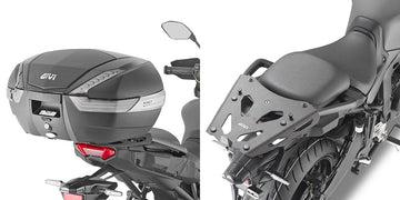 Yamaha Tracer 9 / Tracer 9 GT / Tracer 9 GT+ [GIVI] - eloxált alumíniumból készült tartó MONOKEY® tokokhoz