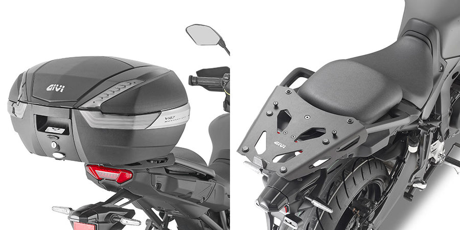 Yamaha Tracer 9 / Tracer 9 GT / Tracer 9 GT+ [GIVI] - eloxált alumíniumból készült tartó MONOKEY® tokokhoz