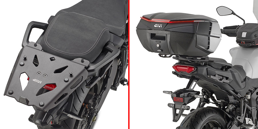 Yamaha Tracer 9 / Tracer 9 GT / Tracer 9 GT+ [GIVI] - eloxált alumíniumból készült tartó MONOKEY® tokokhoz