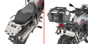 BMW F 900 GS Adventure [GIVI] - eloxált alumíniumból készült tartó MONOKEY® tokokhoz max.
