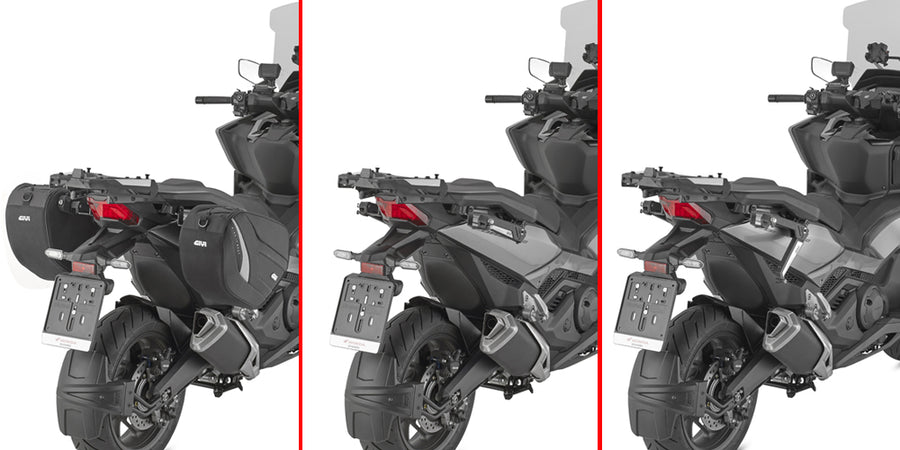 Honda Forza 750 [GIVI] - Speciális visszahúzható lopakodó tartó pár üvegszállal megerősített technopolimerből