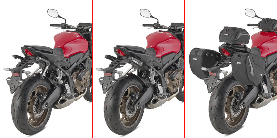 Honda CBR 650 R [GIVI] - Speciális visszahúzható Stealth tartópár üvegszállal megerősített technopolimerből