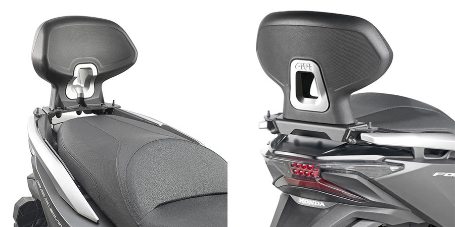 Honda Forza 125 [GIVI] - Az utas háttámlája nem teszi lehetővé a hordozó és a tok rögzítését