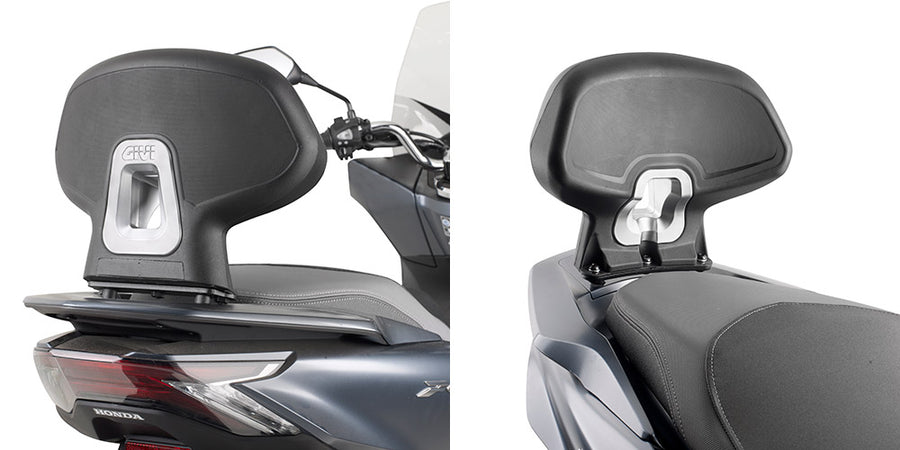 Honda PCX 125 [GIVI] - Az utas háttámlája nem teszi lehetővé a csomagtartó és a tok rögzítését