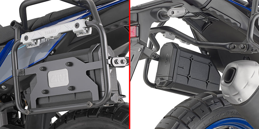 Yamaha Ténéré 700 [GIVI] - Készlet az S250 Tool Box eredeti oldalsó toktartóra való rögzítéséhez (opcionális).