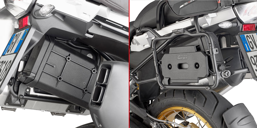 BMW R 1250 GS [GIVI] - Készlet az S250 szerszámosláda PLR5108 tartóra szereléséhez, amelyet az S250-hez és a tartóhoz kell szerelni