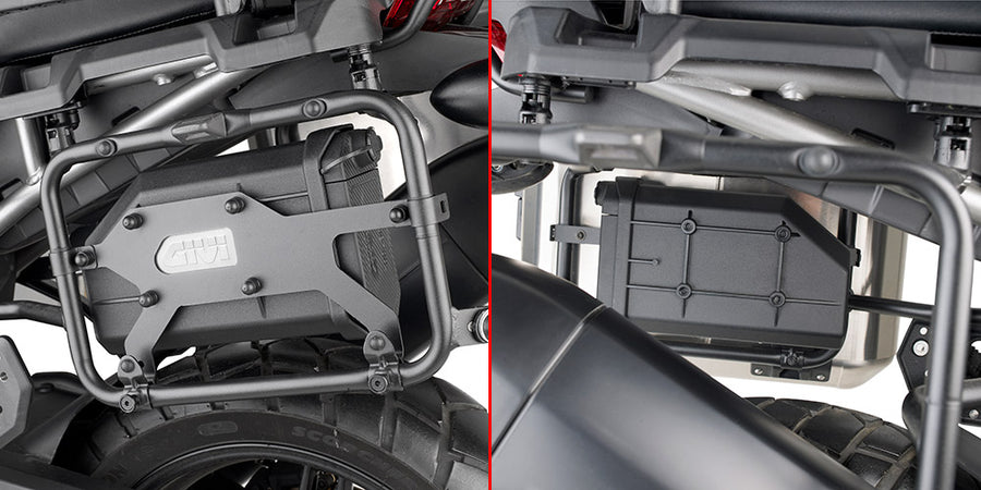 Yamaha Tracer 9 / Tracer 9 GT / Tracer 9 GT+ [GIVI] - Készlet az S250 szerszámosláda PLO2159MK és PLO2159CAM rögzítéséhez