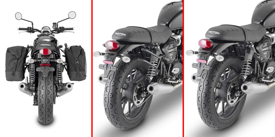 Triumph Speed Twin 900 [2023–2026] – REMOVE-X Abstandshalter, abnehmbar für Satteltaschen