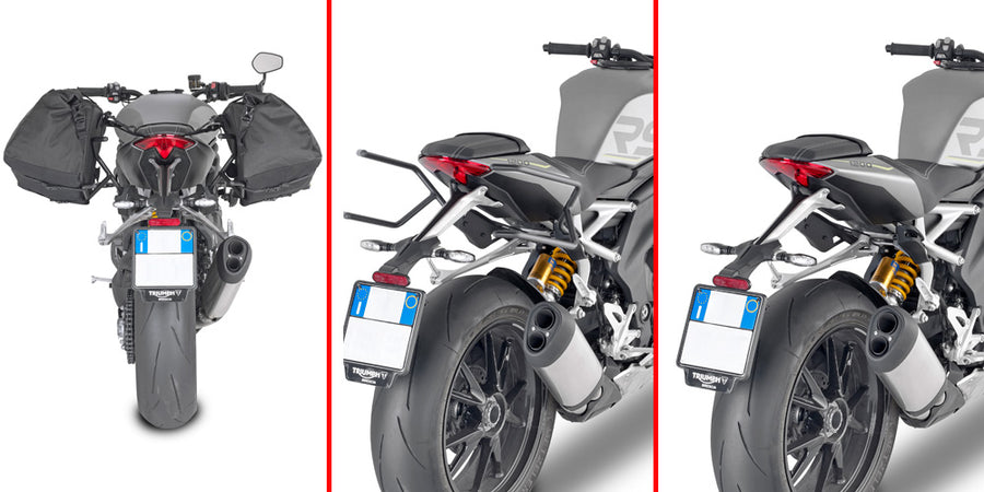Triumph Speed ​​​​Triple 1200 RS [GIVI] - Távtartó REMOVE-X-hez, kivehető nyeregtáskákhoz
