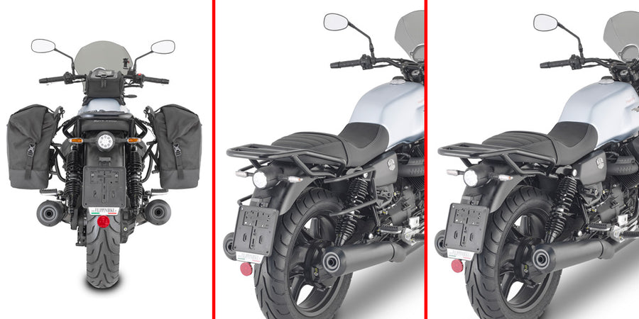 Moto Guzzi V7 850 Stone / Special [GIVI] - Távtartó a REMOVE-X-hez kivehető nyeregtáskákhoz, nem kompatibilis