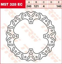 Red Moto CRF 450 RX Enduro [2017-2018, 2019-2020] - Wave® Bremsscheibe – Bild 8