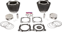 Harley-Davidson FLHTCUTG 1868 Tri Glide Ultra 114 [2025] - 132" Hochverdichtungs- / 136" Big Bore Kit – Oberfläche: Hervorgehobene Lamellen, Black Granite – Merkmal: +8,5 cm³ Kuppelvolumen – Bild 5