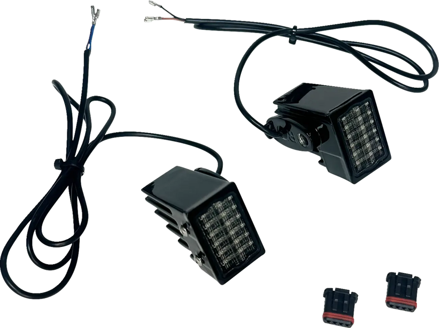 harley-davidson street bob [CUSTOM DYNAMICS] – LED-es irányjelzők a hátsó rugóstag tartóhoz