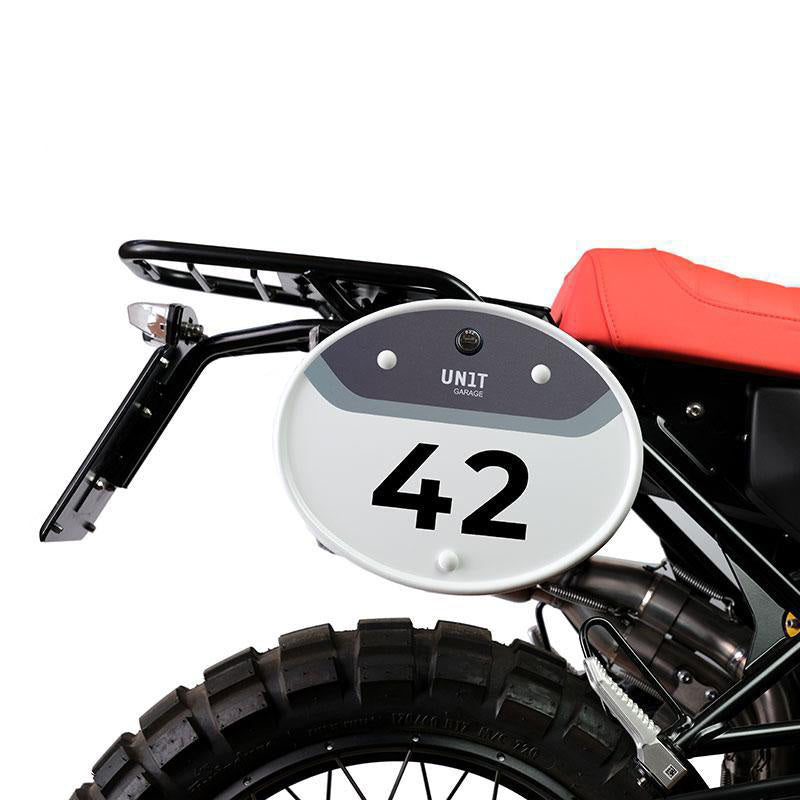 BMW R nineT 1200 Urban G/S (hoher Auspuff) [2017-2023] - Aufkleber für Nummerntafeln