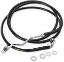 harley davidson fltr [DRAG SPECIALTIES] – Extended Black Brake Line Kit-1