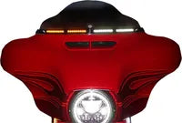 Harley Davidson Flhtcui [EGYEDI DINAMIKA] – Genesis® 4 Dynamic LED denevérszárnyú szélvédőborítás