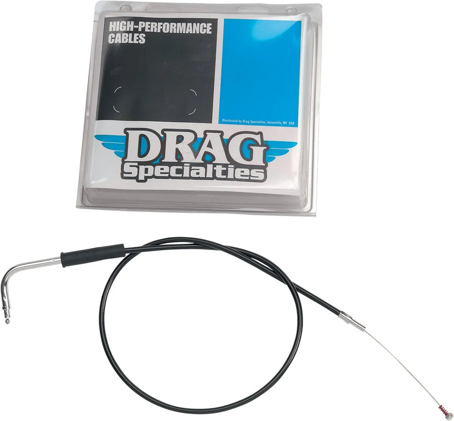 harley davidson flhri [DRAG SPECIALTIES] - Fekete vinil fojtószelep/alapjárati kábel