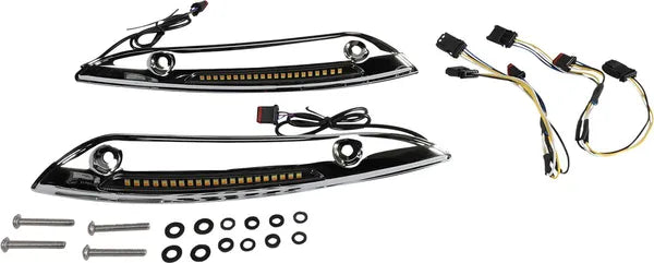 Harley Davidson Fltr [EGYEDI DINAMIKA] – Genesis® 4 Dynamic LED Road Glide® szélvédőcsík