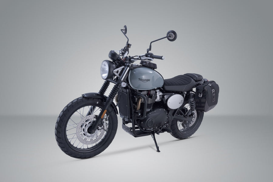 Triumph Street Cup 900 [2018-2020] - Legend Gear LC2 oldaltáska rendszer Brown Edition balra - 1. kép