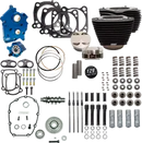 Harley-Davidson FXBB 1923 Softail Street Bob Solo 117 [2026] - 129" Power Package Motorleistungs-Kit – Oberfläche: Schwarz, Hervorgehobene Lamellen – Merkmal: Schwarze Stößelstangenrohre – Bild 4