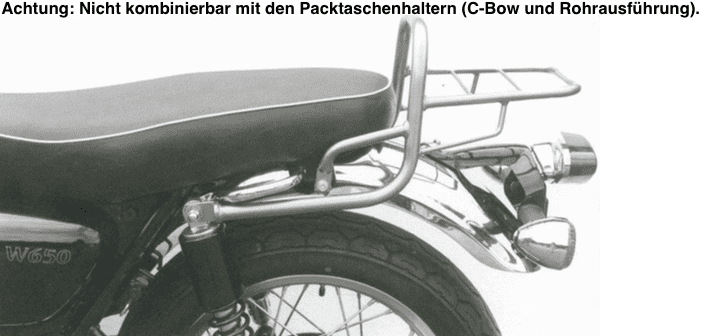 Kawasaki W 650 [1999-2016] - csomagtartó