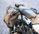 BMW R nineT 1200 Urban G/S (alacsony kipufogógáz) [2017-2023] - Bőr oldaltáska + NineT dupla váz