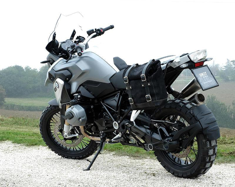 BMW R 1200 GS LC [2013-2018] - Seitentasche Scram aus Spaltleder 22L-30L + Linker Rahmen GS LC