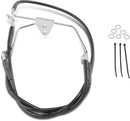harley davidson flhtcui [DRAG SPECIALTIES] – Extended Black Brake Line Kit-2