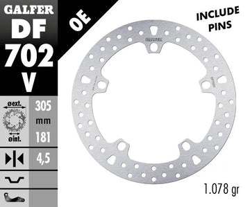 Bmw R 1200 C ABS (0424) [2001-2003, 2005] - Féktárcsa fix kerek – 2. kép