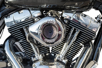 Harley-Davidson FXSBSE2 1800 Breakout CVO [2014] - Air Stinger Stealth Luftfiltersatz – Oberfläche: Verchromt – Bild 2